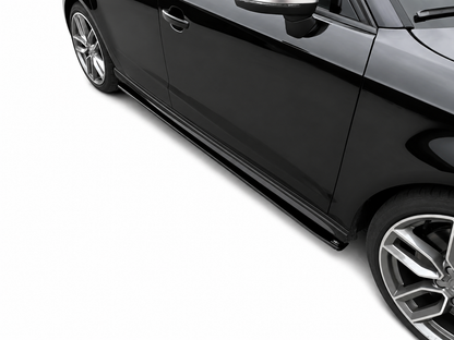 👉Minigonne Laterali per Audi S3/A3 S-Line 8V/8V FL Sportback –ABS Nero Lucido👈