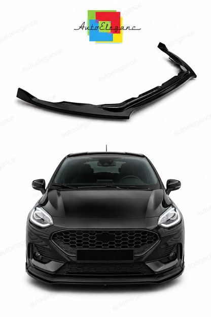💕Splitter  adatto per Ford Fiesta ST MK8.5 nero lucido ABS💕