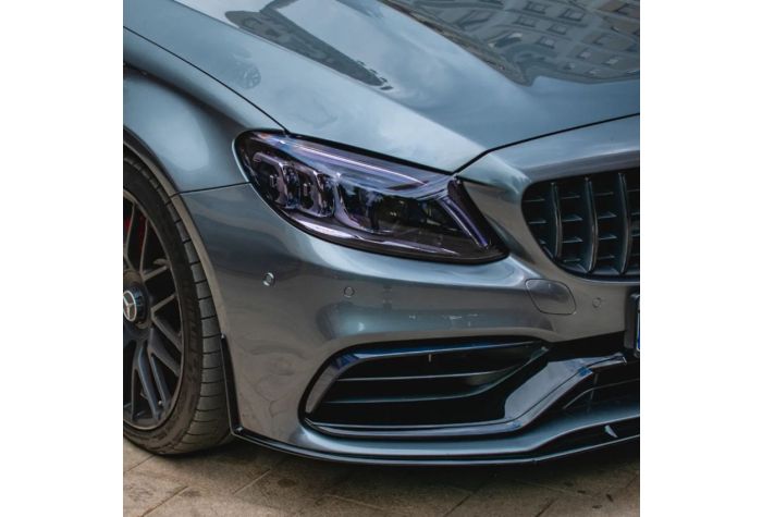 SPLITTER adatto per Mercedes W205 S205 C205 A205 solo C63 AMG