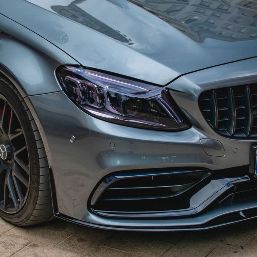 6284⭐Spoiler anteriore adatto solo per Mercedes W205 S205 C205 A205 C63 AMG⭐