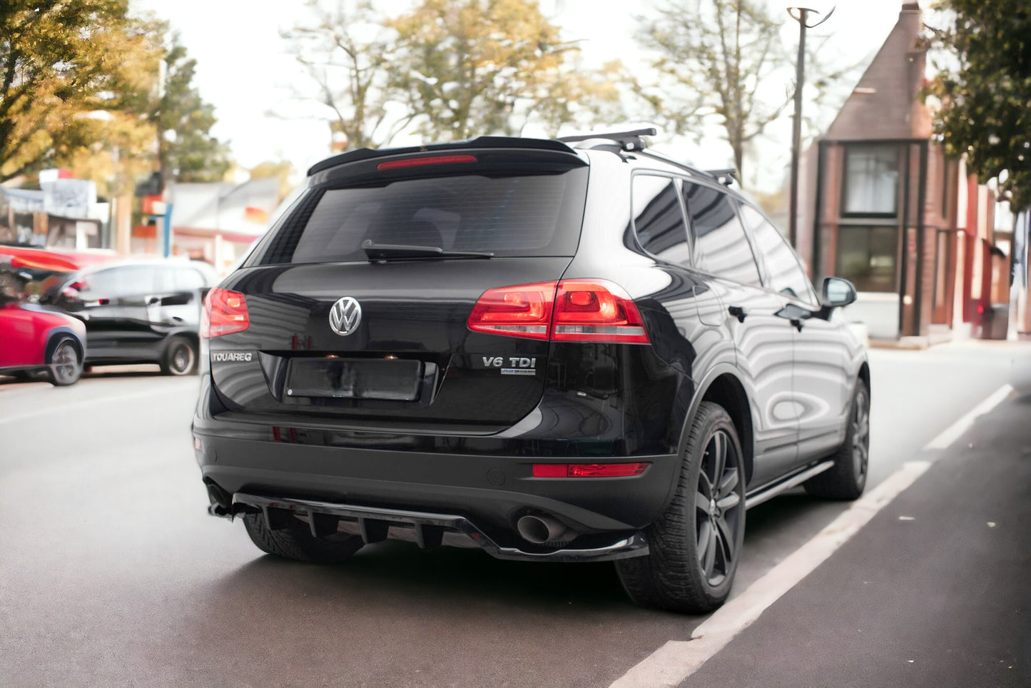 SPLITTER POSTERIORE CENTRALE (CON BARRE VERTICALI) VOLKSWAGEN TOUAREG MK2