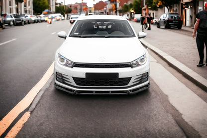 FRONT SPLITTER SUITABLE FOR V.2 VOLKSWAGEN SCIROCCO MK3 FACELIFT 