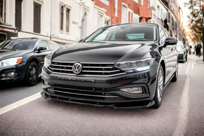 FRONT SPLITTER V.1 SUITABLE FOR VOLKSWAGEN PASSAT B8 FACELIFT 