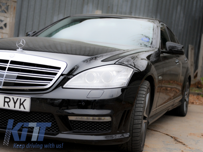 Grille for Mercedes W221 S Facelift 11-13 S63 S65 Design