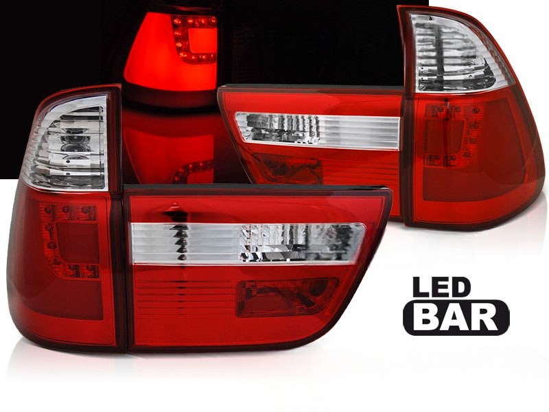 💫ART.6951 Fanale posteriore LED rosso bianco adatto per BMW X5 E53 09.1999-10.2003💫