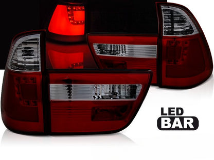 💫ART.6952 Fanale posteriore LED rosso fume adatto per BMW X5 E53 09.1999-10.2003💫