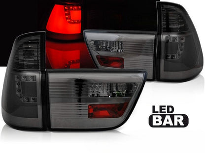 💫ART.6953 Fanale posteriore LED fume adatto per BMW X5 E53 09.1999-10.2003💫