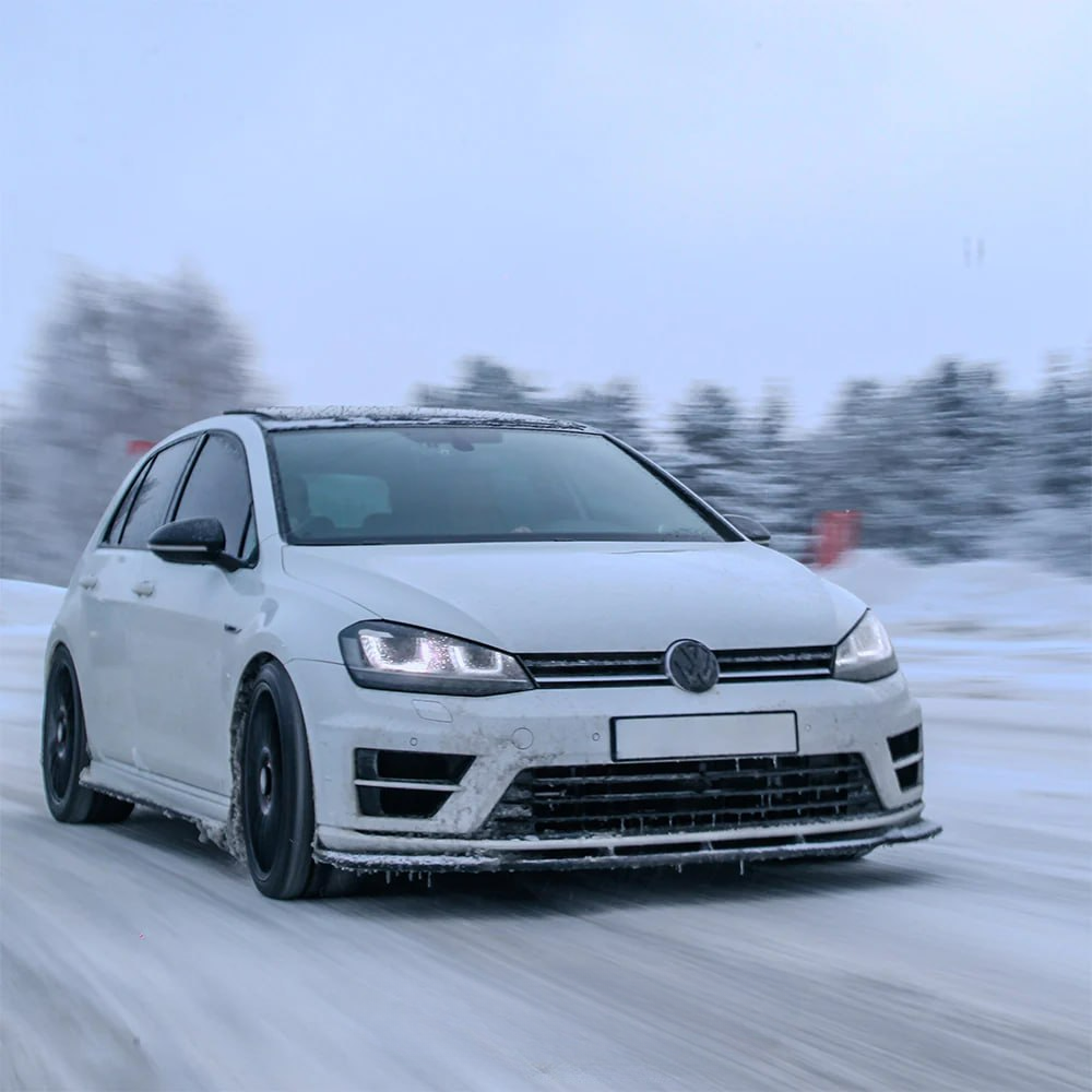 2094 SPLITTER GOLF 7 R 2012-2016 NERO LUCIDO