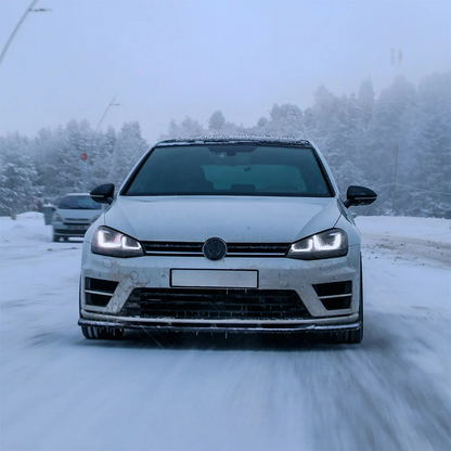 2094 SPLITTER GOLF 7 R 2012-2016 NERO LUCIDO