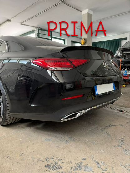 1883 DIFFUSORE CLS C257 2018+ AMG LOOK CLS63s NERO LUCIDO