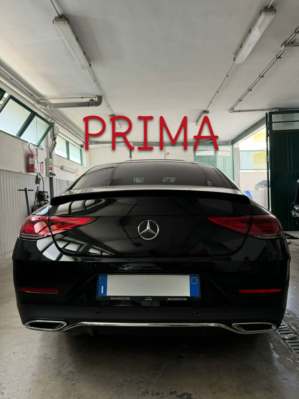 1883 DIFFUSORE CLS C257 2018+ AMG LOOK CLS63s NERO LUCIDO