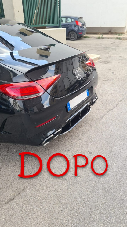 1883 DIFFUSORE CLS C257 2018+ AMG LOOK CLS63s NERO LUCIDO