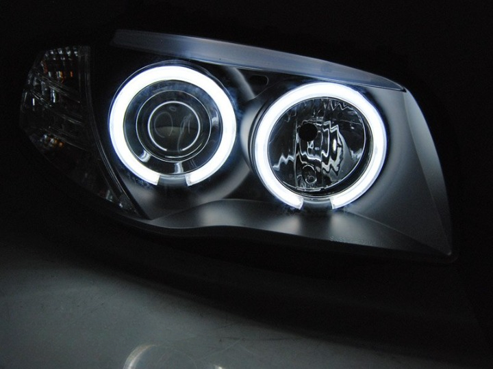 💫ART.6542 FARI OCCHI D'ANGELO NERI per BMW 1 E87/E81/82/88 2004-2011💫