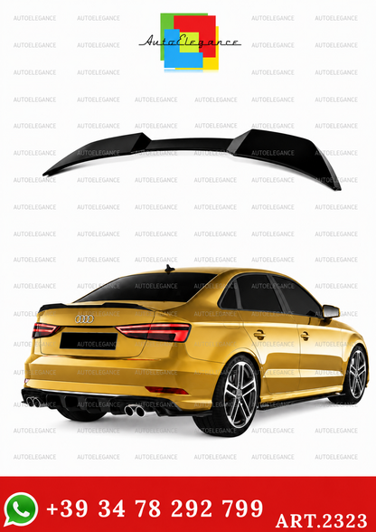 💫ART.2323  SPOILER  AUDI A3 8V FACELIFT SEDAN 2016-2020💫