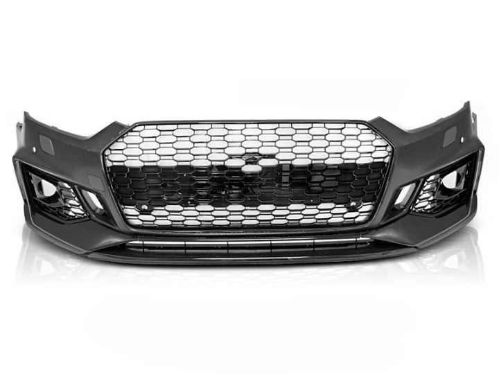 💫ART.7484 Paraurti Anteriore Look RS5 NERO PDC per AUDI A5 16-19💫