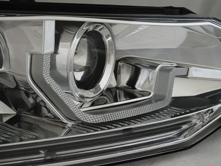 💫ART.6361 FARI ANTERIORI SEQ LED CROMATI VW POLO VI 2G 2017-2021 💫