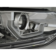 💕 Fari Anteriori Adatto per VW Polo VI 2G 2017-2021 Seq LED Cromati 💕