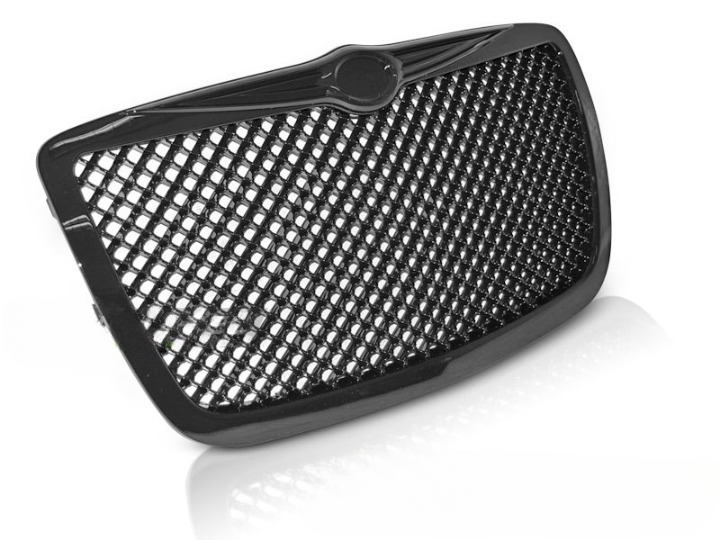 💫ART.7502 GRIGLIA STILE BENTLEY NERO LUCIDO per CHRYSLER 300 C 04-11💫