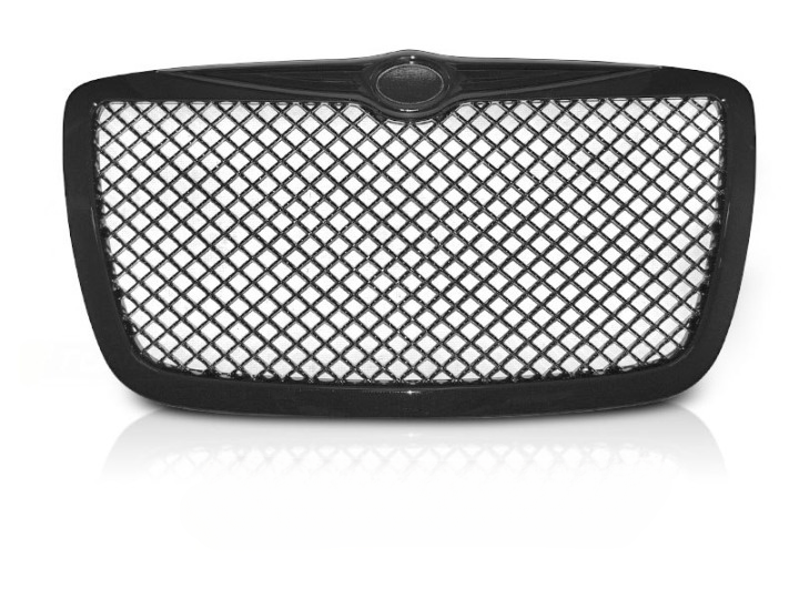 💫ART.7502 GRIGLIA STILE BENTLEY NERO LUCIDO per CHRYSLER 300 C 04-11💫