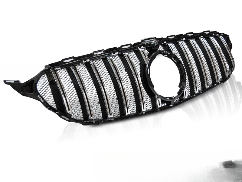 GRIGLIA SPORT NERA CROMATA ADATTA PER MERCEDES W205 18-