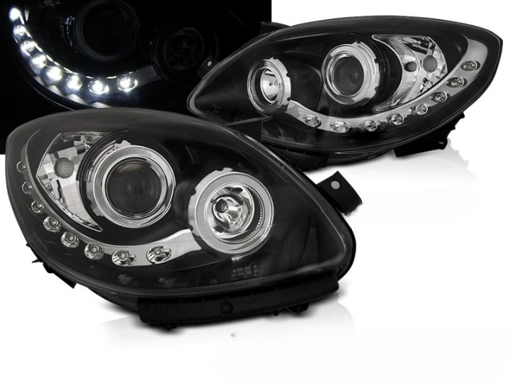💫ART.6384 FARI DAYLIGHT NERI per RENAULT TWINGO 2007-2011💫