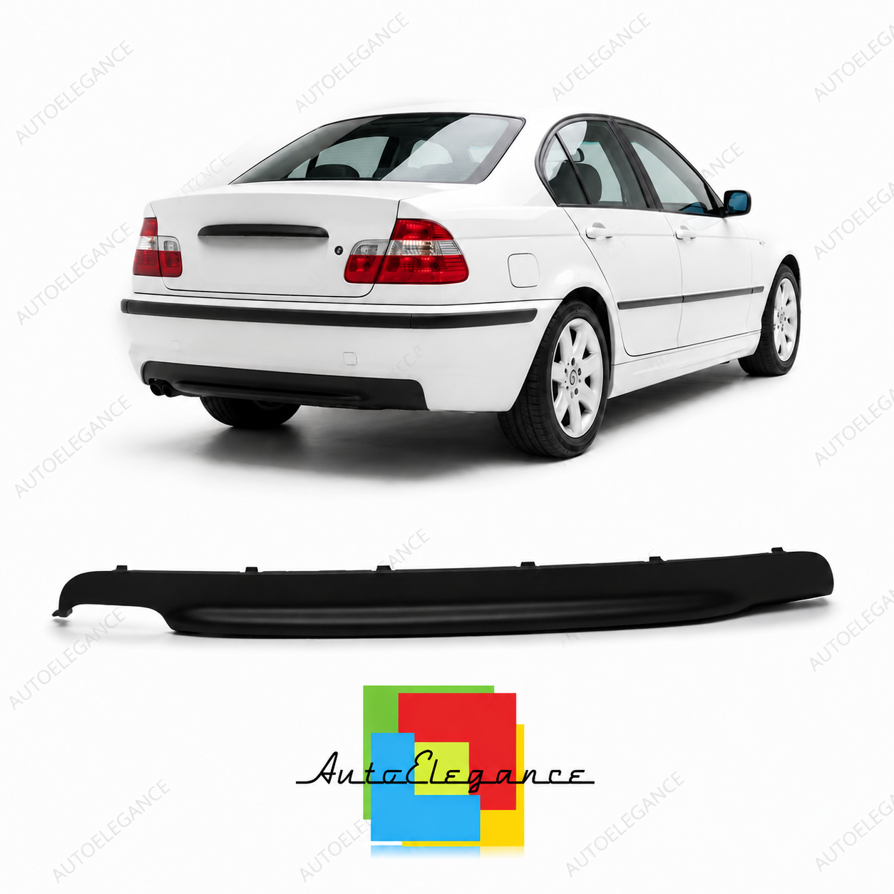 SPLITTER SUITABLE FOR VW GOLF 8 GTI GTD RLINE LOOK GLOSSY BLACK SPORTY DESIGN 