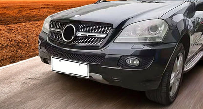💥GRIGLIA RADIATORE NERO DIAMANTE ADATTO PER Mercedes Benz ML W164 09-11💥