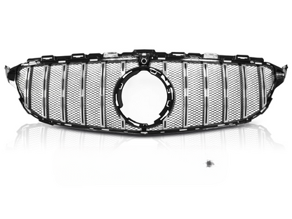 GRIGLIA SPORT NERA CROMATA ADATTA PER MERCEDES W205 18-