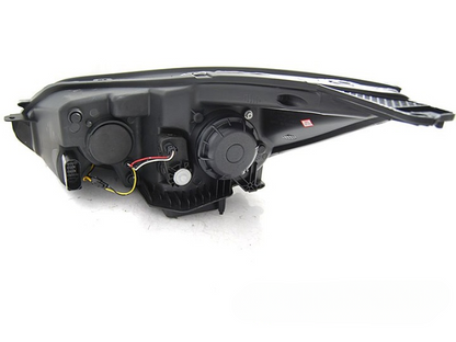 💫ART.6571 FARI ANTERIORI LED CROMATI per FORD FOCUS MK3 2011-2014 💫