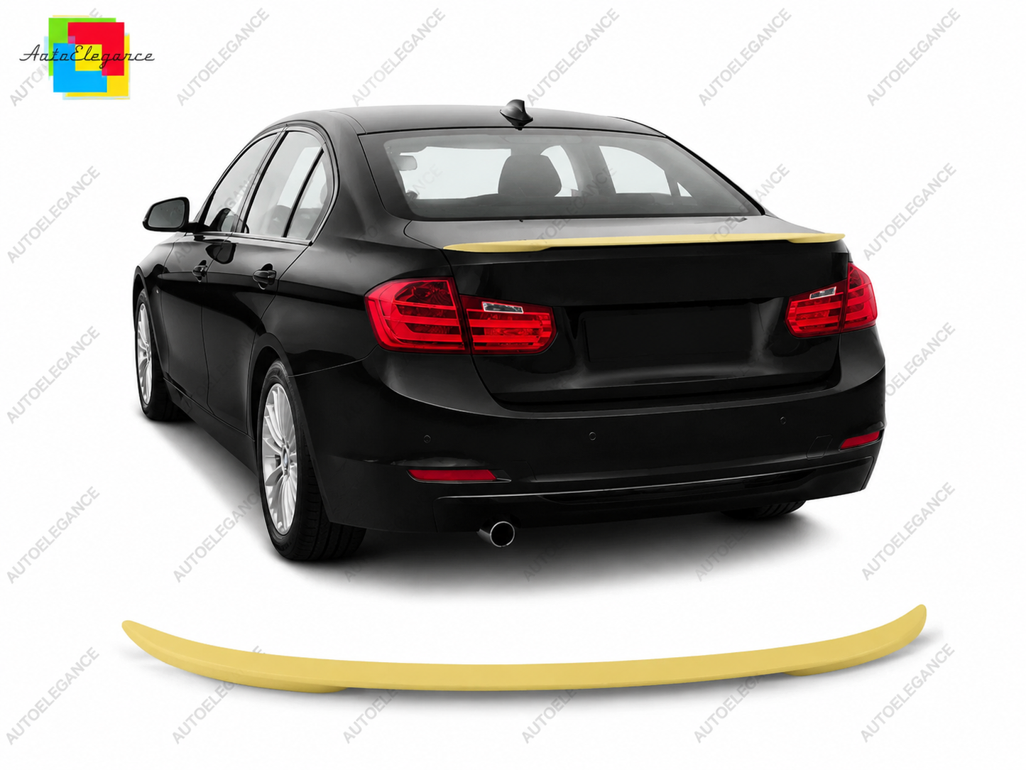 👉Spoiler Bagagliaio Labbro Posteriore BMW Serie 3 F30 11-18 PU Grezzo👈