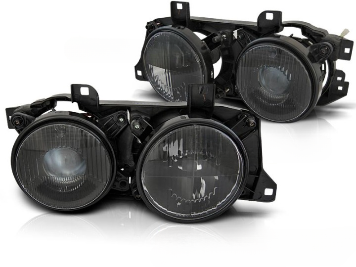 💫ART.6225 FARI ANTERIORI NERI per BMW E32/E34 1991-1996💫