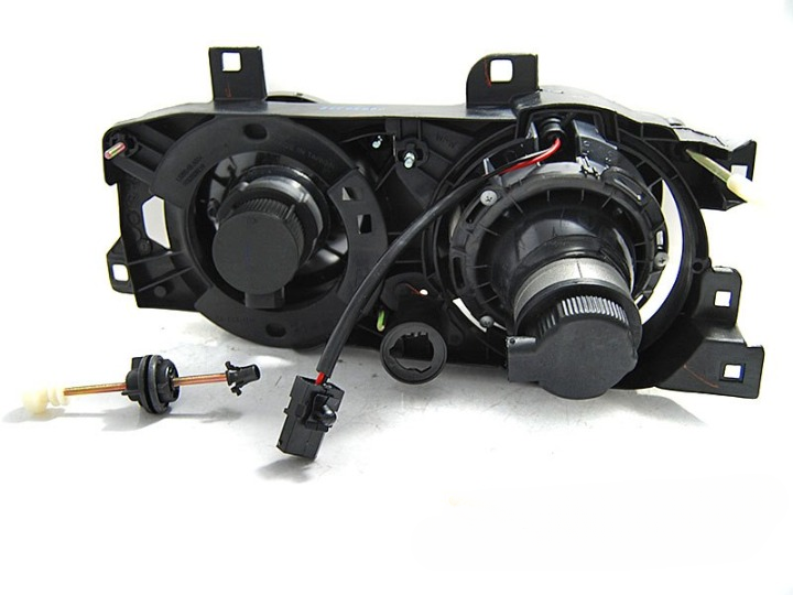 💫ART.6225 FARI ANTERIORI NERI per BMW E32/E34 1991-1996💫