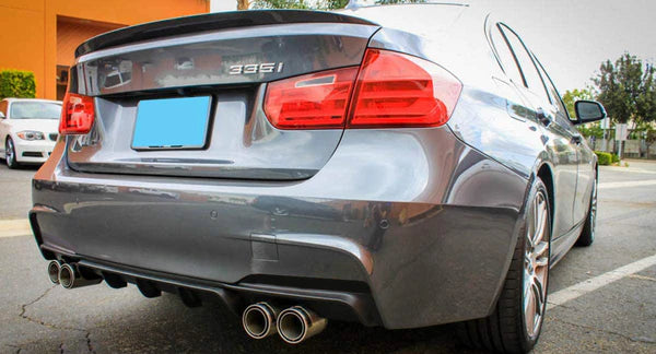 ✨PARAURTI POSTERIORE PER BMW SERIE 3 F30 BERLINA 2011+ DOPPIO LOOK M SPORT M3✨