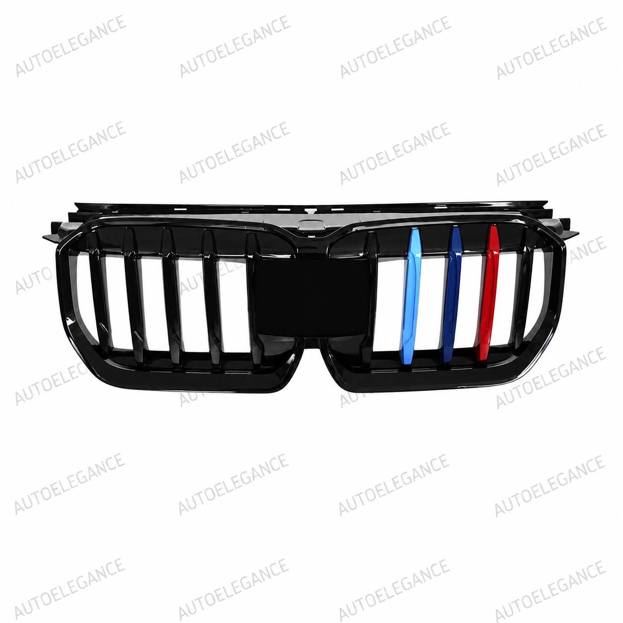 💫ART.10209 GRIGLIA BMW X1 U11 23- LOOK M NERO LUCIDO TRICOLORE💫