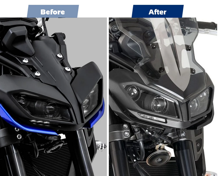 💕ART.7874 FARO MOTO FULL FULL LED  YAMAHA MT09 MT 09💕