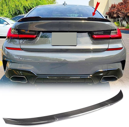 ⭐Spoiler per bagagliaio per BMW Serie 3 G20 Berlina 2019+ M3 Design Nero lucido⭐