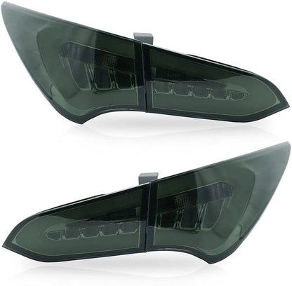 Fanali posteriori Fumè Full LED compatibili per Hyundai Santa Fe Sport 2013-2018