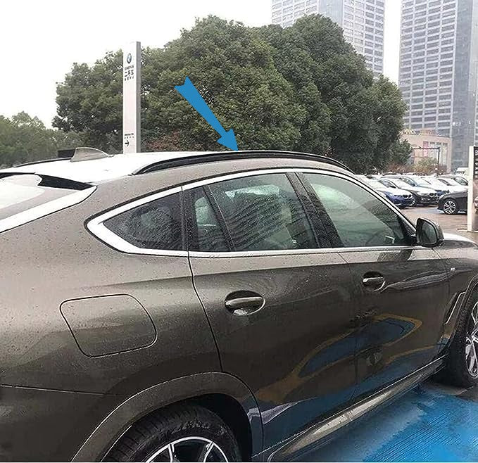 ✨Mancorrenti sul tetto decorativi per BMW X6 F16 15-19 nero lucido✨