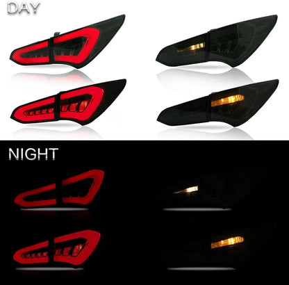 Fanali posteriori Fumè Full LED compatibili per Hyundai Santa Fe Sport 2013-2018