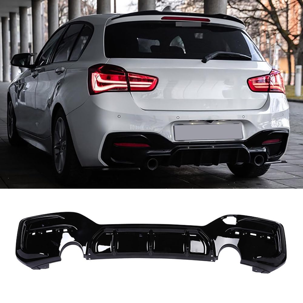 🤩Diffusore d'aria Doppia Uscita Scarico Singolo per BMW 1 F20 F21 LCI 15-19🤩