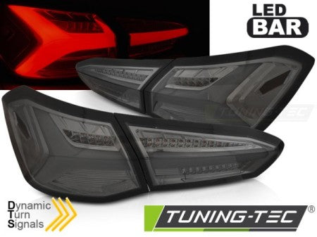 LED TAIL LIGHTS SMOKE SEQ fits FORD FOCUS 4 18-21 HATCHBACK