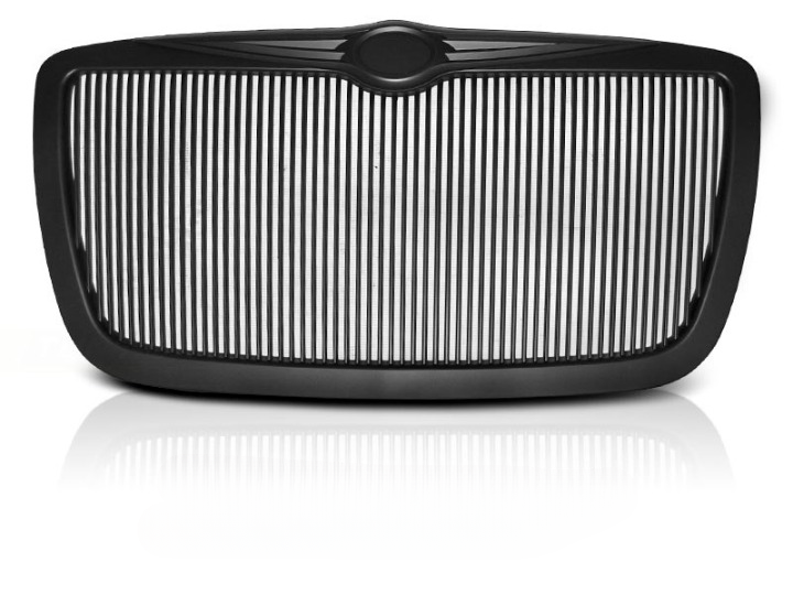 💫ART.7832 GRIGLIA STILE ROYCE Nero Opaco per CHRYSLER 300 C 04-11💫