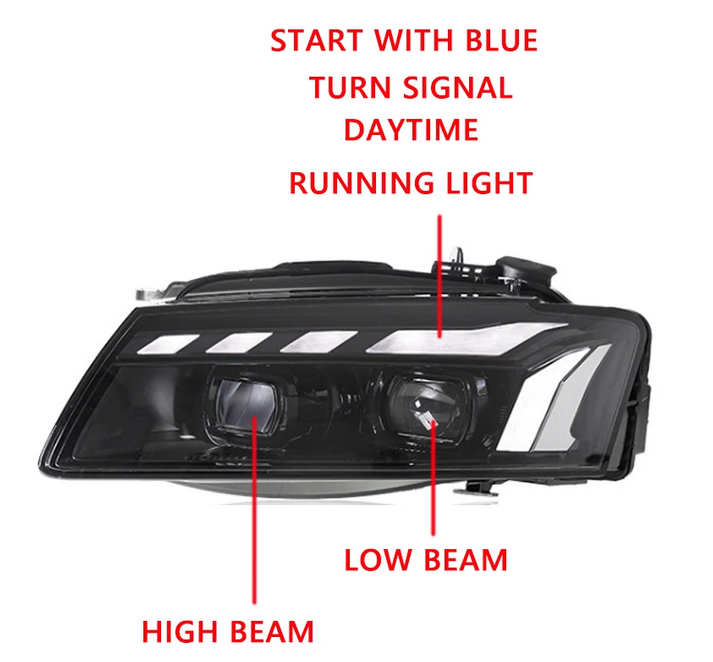 💕ART.8381 FARI ANTERIORI FULL FULL LED Audi A5 2008-2011💕