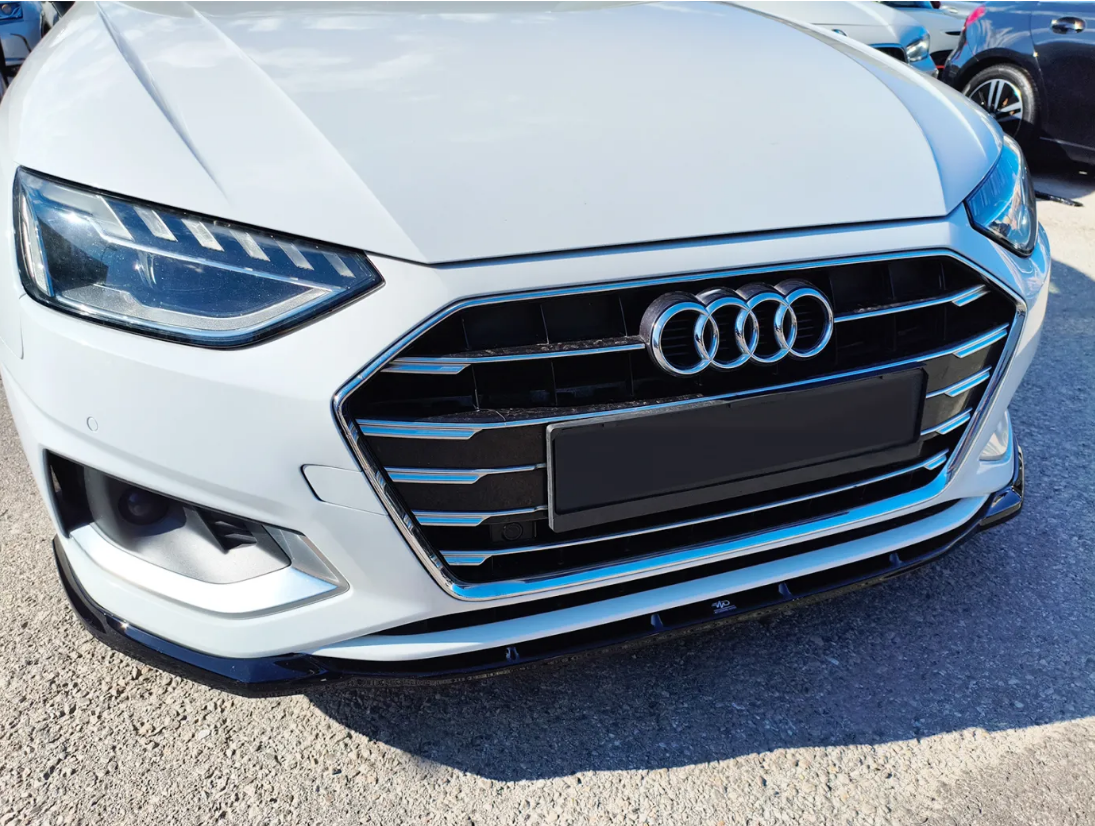 💕ART.9549 SPLITTER  Audi A4 B9 NERO  LUCIDO💕