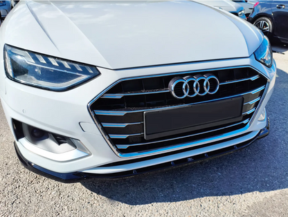 💕ART.9549 SPLITTER  Audi A4 B9 NERO  LUCIDO💕