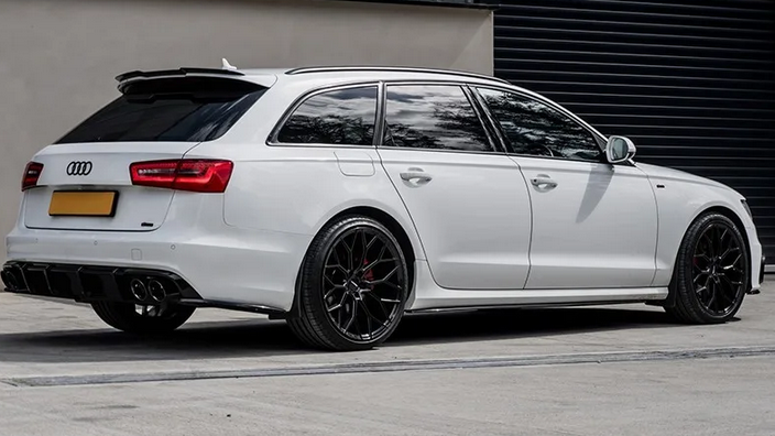 💕ART.8394 SPOILER Audi S6 C7 A6 S-Line C7  2011-2017 NERO LUCIDO   💕