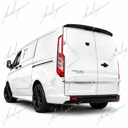 🔥ART.9730 SPOILER TETT PER FORD CUSTOM IN ABS NERO LUCIDO / 12 -17 (2  PARTI)🔥