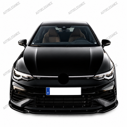 💫Splitter Anteriore Nero Lucido per Golf R MK8 2020-2024💫