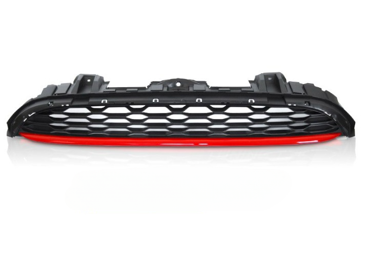 💫ART.7506 GRIGLIA SPORTIVA NERA ROSSA per MINI COOPER F55 F56 F57 14-21💫
