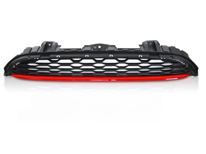 BLACK RED SPORT GRILLE SUITABLE FOR MINI COOPER F55 F56 F57 14-21